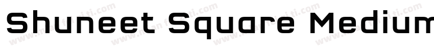 Shuneet Square Medium字体转换